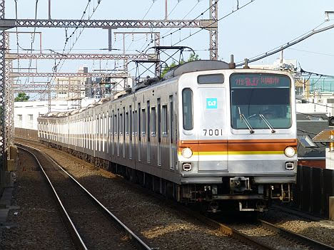 【ダイヤ改正後に廃車へ】東京メトロ7000系  急行　川越市行き