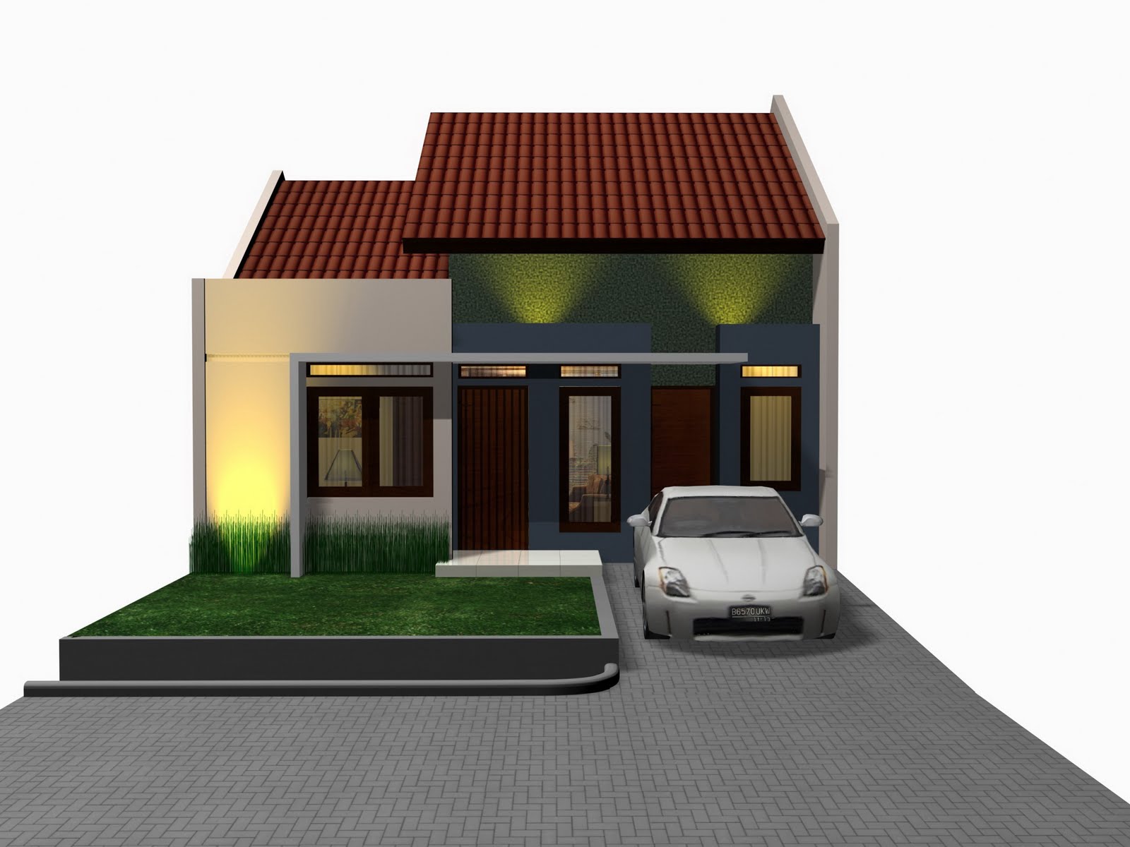 Desain Rumah Minimalis Modern Type 45