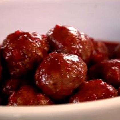 Tangy Grape Barbeque Meatballs