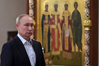 Photo of Putin - used by The Sunday Times in their online story about Russia invading Ukraine
