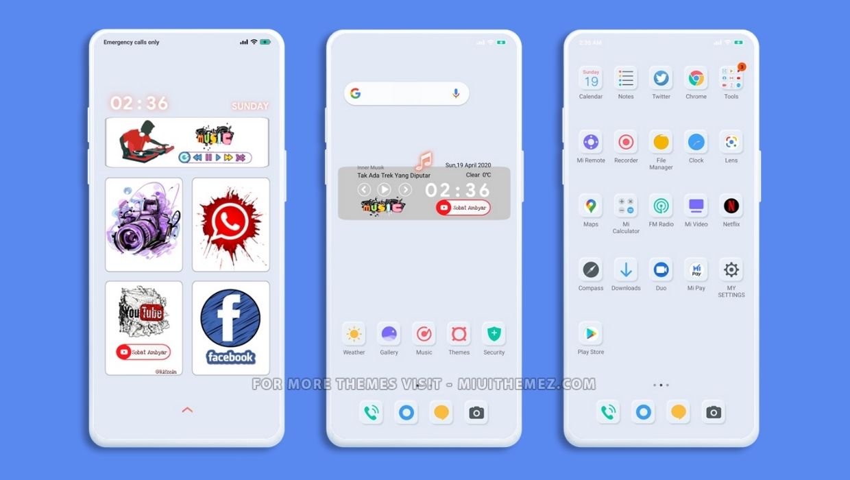 Inner And Emboss MIUI Theme