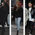 Kendall Jenner took some time out of her hectic catwalk schedule at the Paris Fashion week to have dinner with one time rumoured love interest Chris Brown and friend Hailey Baldwin at the famous L'Avenue restaurant in Paris.