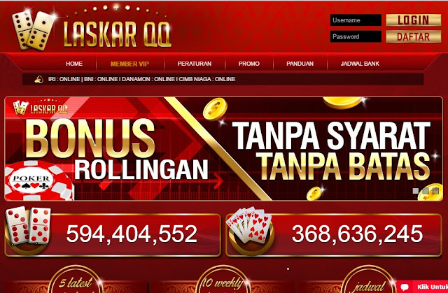 laskar qq, laskar domino, domino online