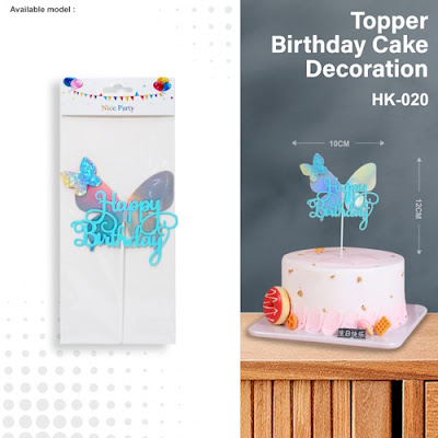 Topper Birthday Cake Decoration (HK-020)