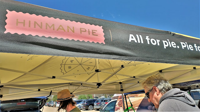 Human pie? Oh. No. Longmont Farmers Market. Colorado. May 2023. Credit: Mzuriana.