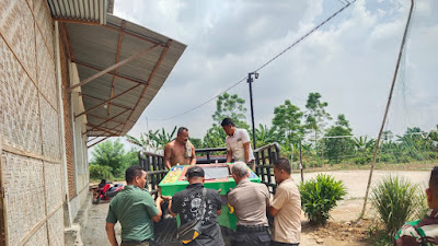 Bravo Polres Deli Serdang bersama TNI dan Pemerintah setempat Gerebek Tempat Judi Tembak Ikan di Desa Tanjung Morawa B