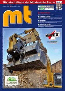 MT Rivista Italiana del Movimento Terra 2014-08 - Novembre 2014 | PDF HQ | Mensile | Professionisti | Edilizia | Tecnologia | Commercio
Mensile di macchine e attrezzature per il settore delle costruzioni e dei lavori pubblici. La rivista - distribuita capillarmente sul territorio, presente alle principali fiere di settore in Italia e all’estero - informa gli operatori sulle novità produttive, le evoluzioni del comparto e del mercato, gli sviluppi tecnologici e commerciali
a livello mondiale attraverso un’ampia serie di rubriche specifiche.