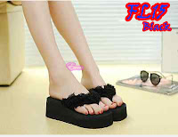 Wedges Wanita TBPFL15 Hitam 