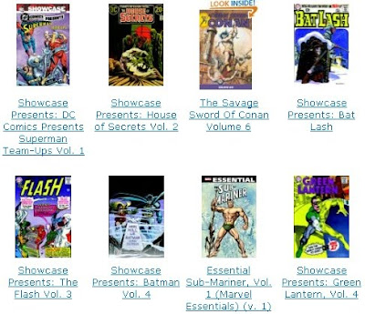 Amazon recommended comic books