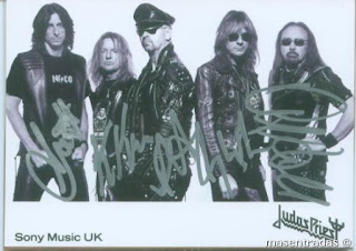 AUTOGRAFOS DE JUDAS PRIEST