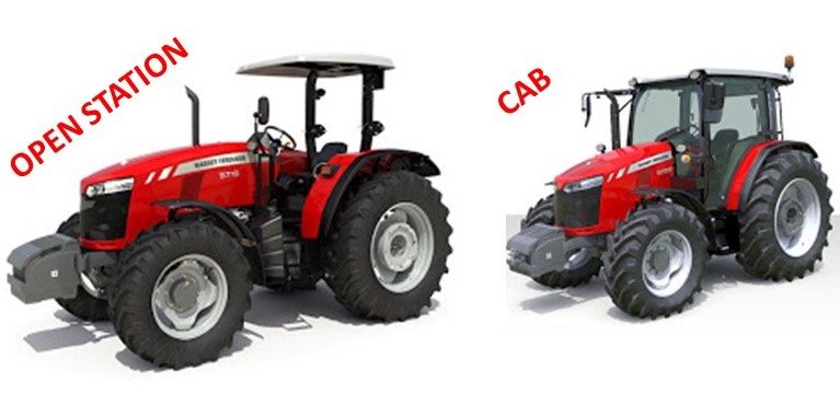 The ultimate benefits of a cab tractor to the farmer. Open station (Platform) tractors are for short hours while cab tractors are for long hours