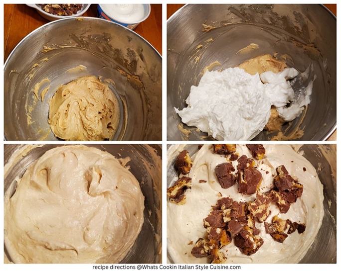 step by step how to make a snicker bar cream pie