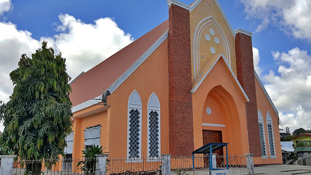 perspective view of St. Raymund Nonnatus Parish Church of Arteche, Eastern Samar