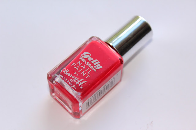 NOTD - Barry M Hi-Shine Gelly in Passion Fruit