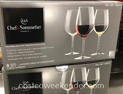 Sip and enjoy some wine in a Chef & Sommelier Crystal Wine Glass