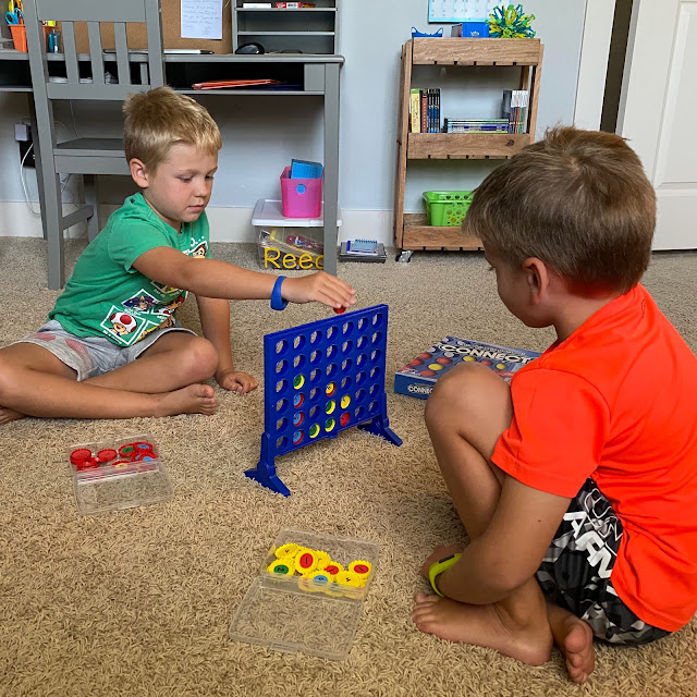 Foster problem solving and critical thinking with this Connect 4 math game