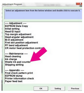 How To Reset Waste Ink Pad Counter Epson