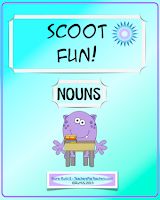 photo of Scoot Fun Nouns, games, TeachersPayTeachers.com Ruth S. 