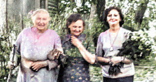 Mama Halinka, babcia Zosia i prababcia Maria