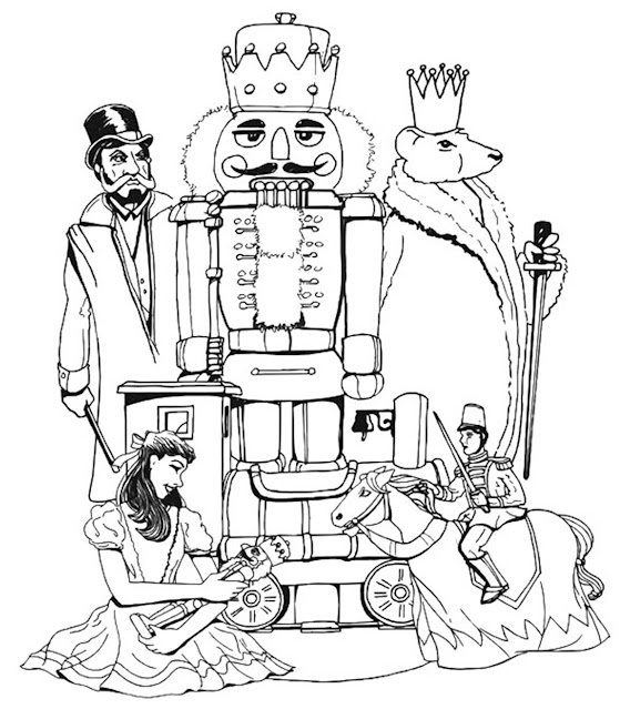 Free Printable Nutcracker Coloring Pages For Kids