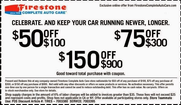 firestone coupons 2018