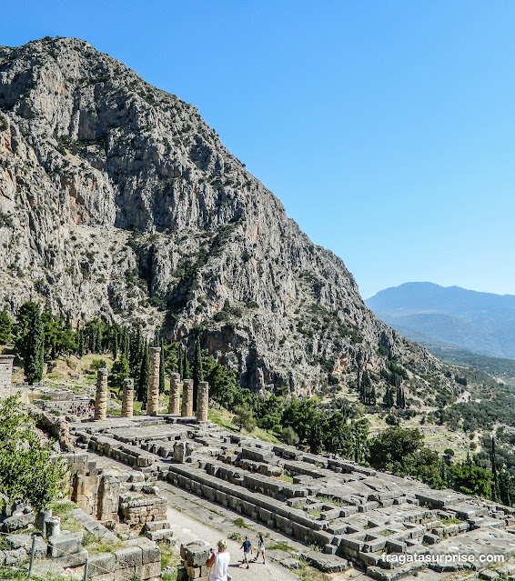 Monte Parnaso em Delfos na Grécia