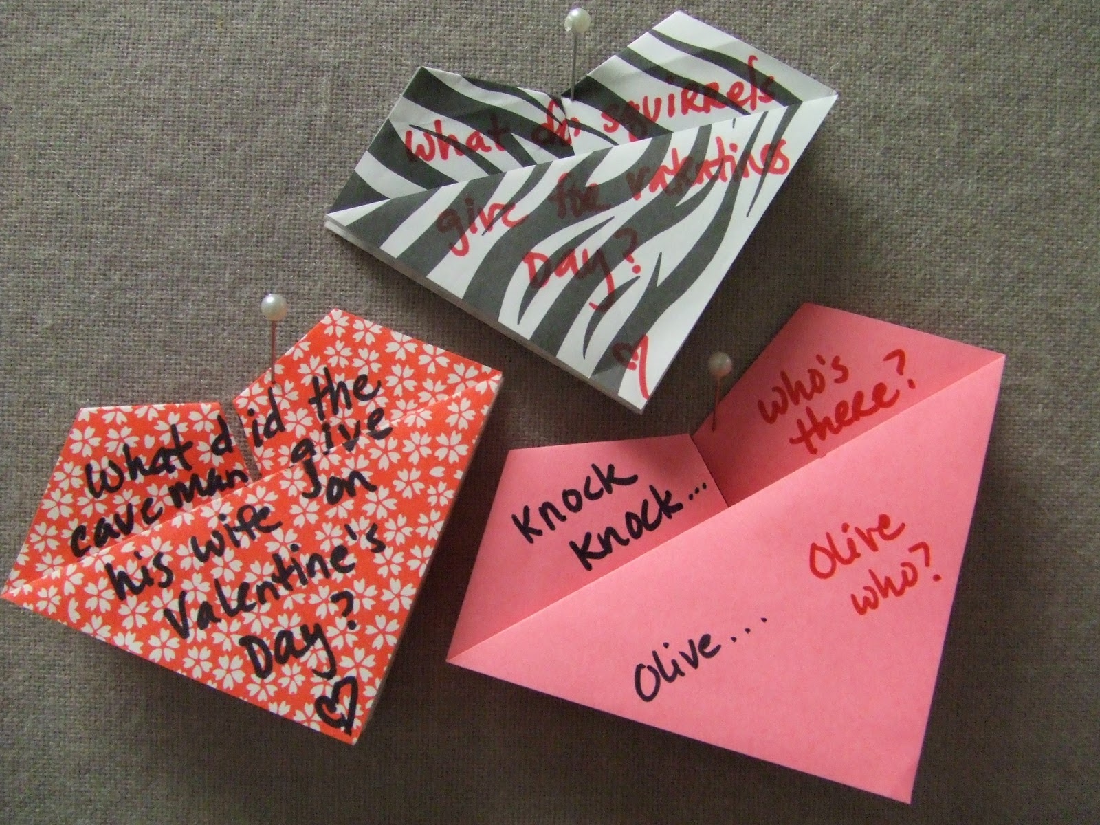 Describe Happy Be My Valentine Heart Joke Origami Tutorial
