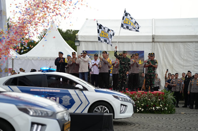  Tindaklanjuti Arahan Presiden, Kapolri Lepas Mudik Gratis Polri Presisi
