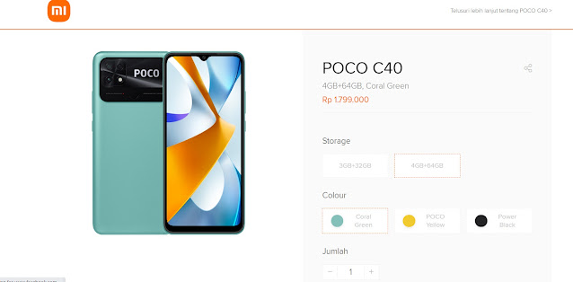 poco c40 harga