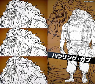 ワンピース劇場版 フィルムレッド 赤髪海賊団 ハウリング・ガブ Howling Gab CV.中田譲治 ONE PIECE FILM RED Red Hair Pirates