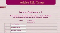 http://www.adelescorner.org/grammar/pres_cont/pres_cont_2.html