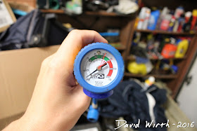 psi range for car AC air conditioning, gauge