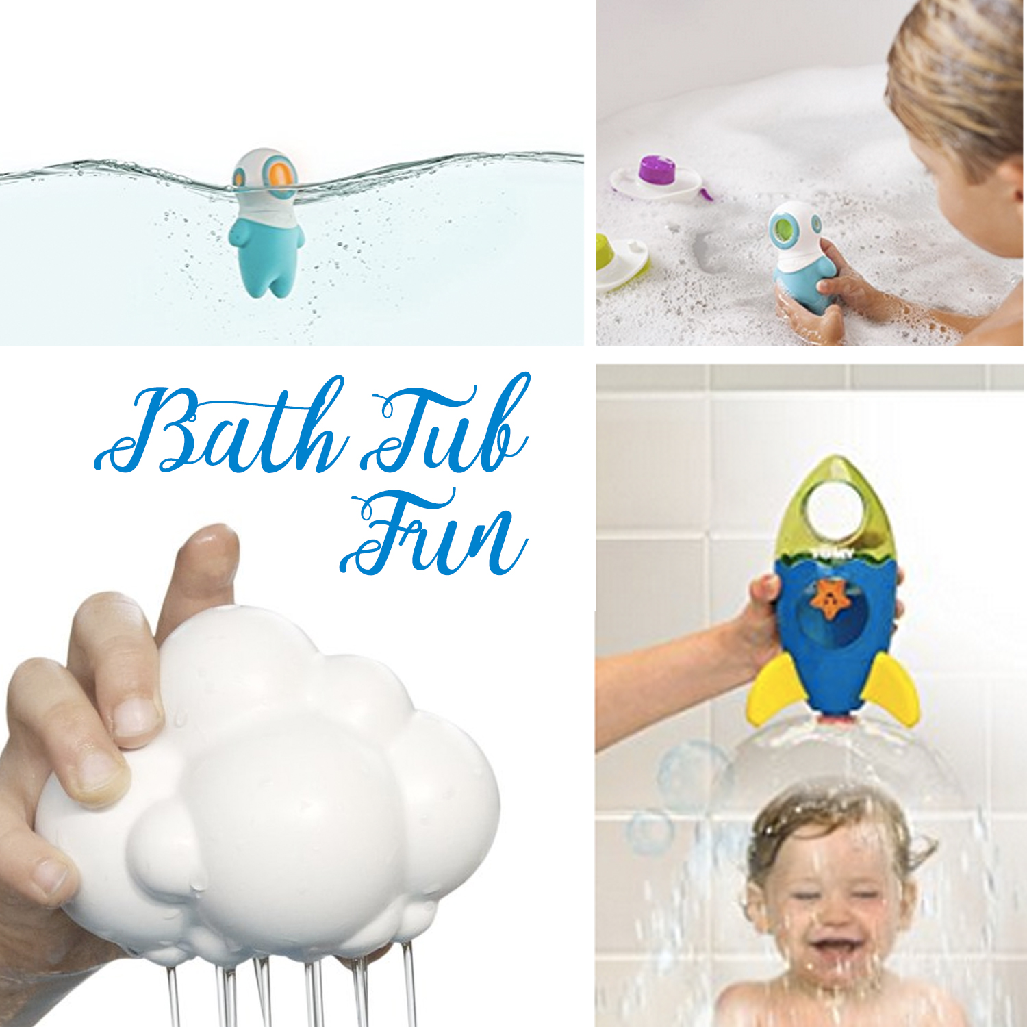 Bath Tub Educational Accessories for Kids, Newborns and Infants