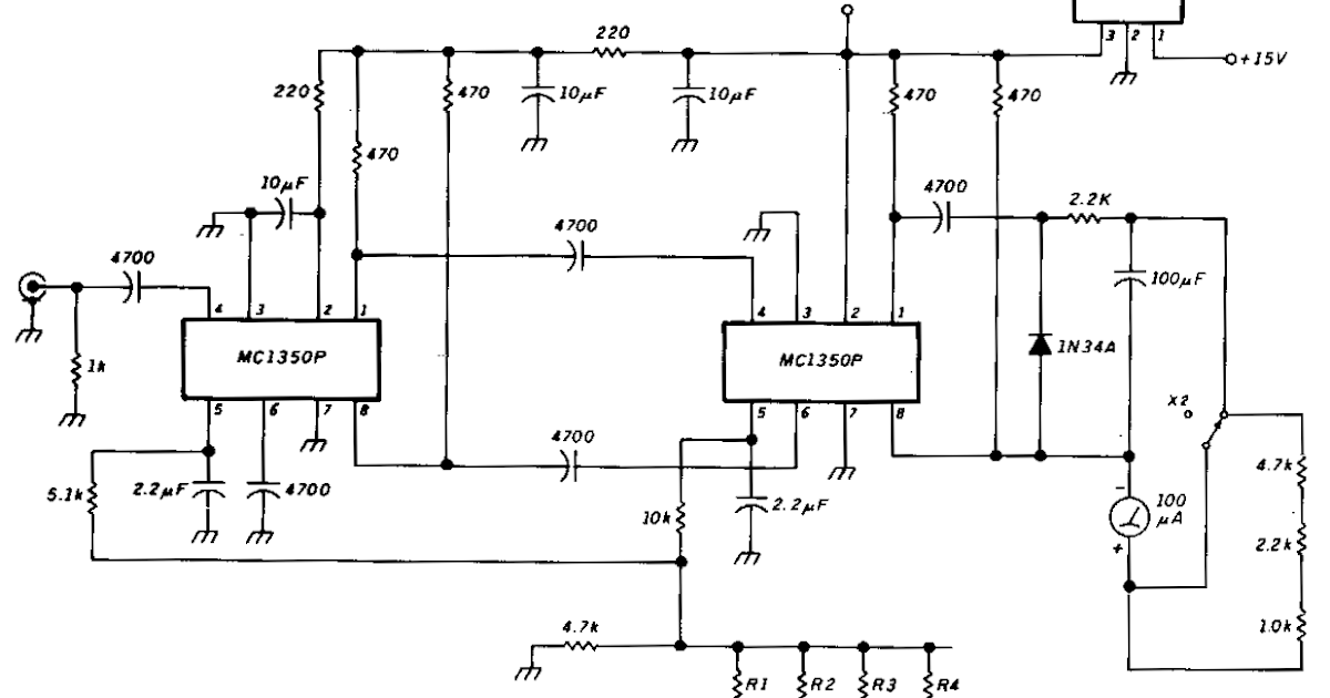 Simple  pining RF Voltmeter Circuit Diagram | Super  