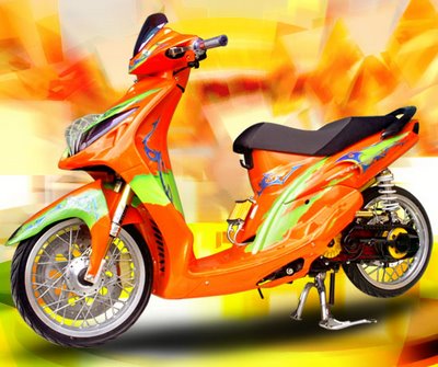  Modifikasi Keren Inspirasi Modif Motor Mio 