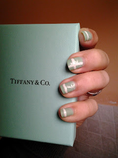 tiffany & co inspired nail art nails