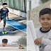 6 Year Old Boy Skates Blindfolded For 16kms
