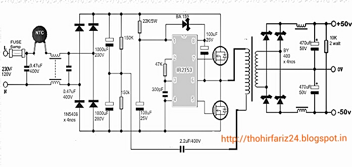 HOBI OPREK ELEKTRONIKA Cara Membuat Power  Supply SMPS 