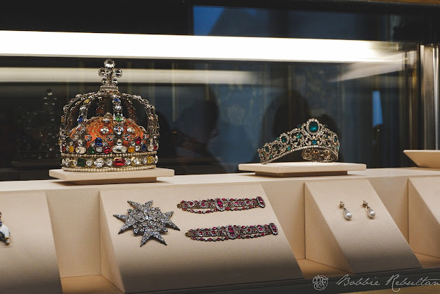 French crown jewels at Galerie d'Apollon