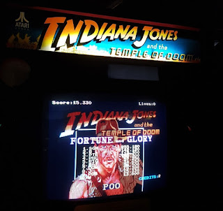 Indiana Jones and the Temple of Doom at Arcade Club in Bury