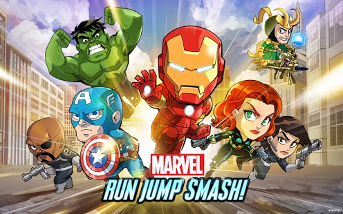 Marvel Run Jump Smash Apk İndir Full - Son Sürüm