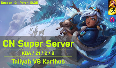 Taliyah JG vs Karthus - CN Super Server 10.25