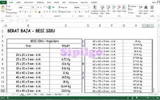 Tabel-Berat-Baja-Format-Excel 01