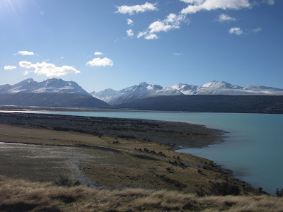 Lago Pukaki, en Nueva Zelanda