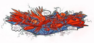 Red Graffiti Sketches