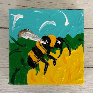 bumblebee painting