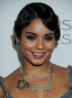 Vanessa Hudgens chic 1920s style finger wave hairstyle