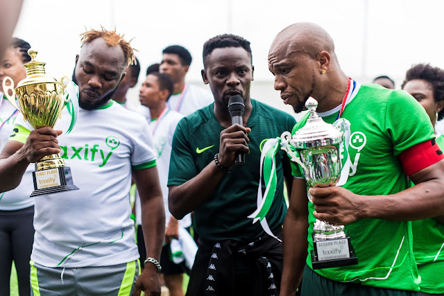 Taxify hosts celebrity football match in celebration of Russia 2018