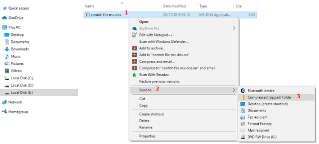 Compressed File to Zip