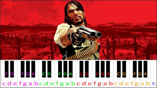 Already Dead (Red Dead Redemption) Piano / Keyboard Easy Letter Notes for Beginners